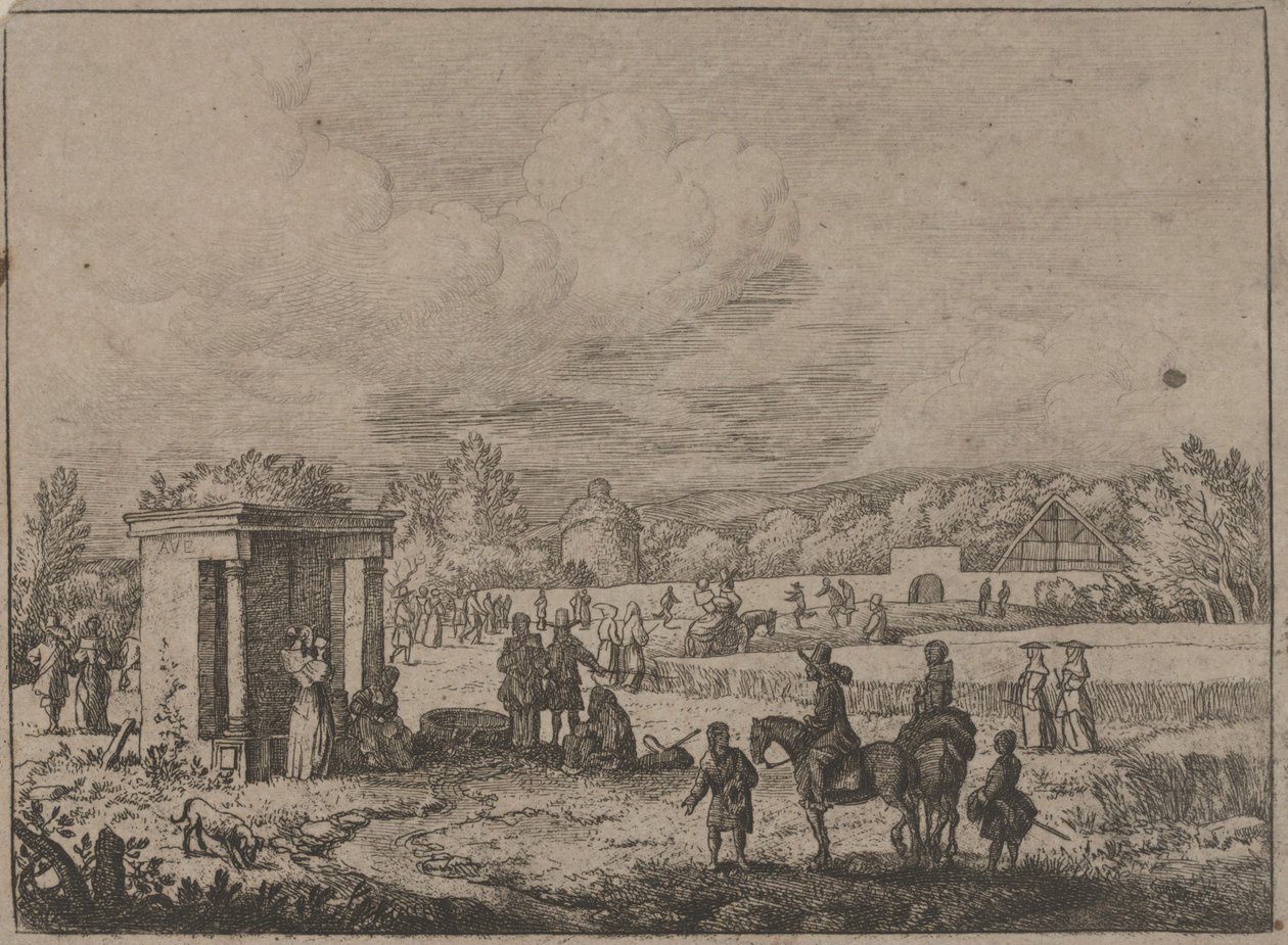 Jaro ve Watroz, kolem roku 1650 (lept) od Allart van Everdingen