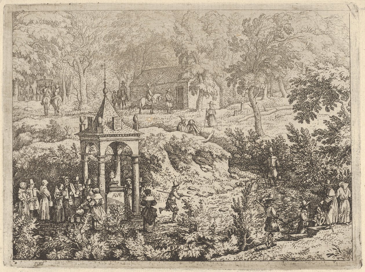 Třetí jaro, 17. století. od Allart van Everdingen