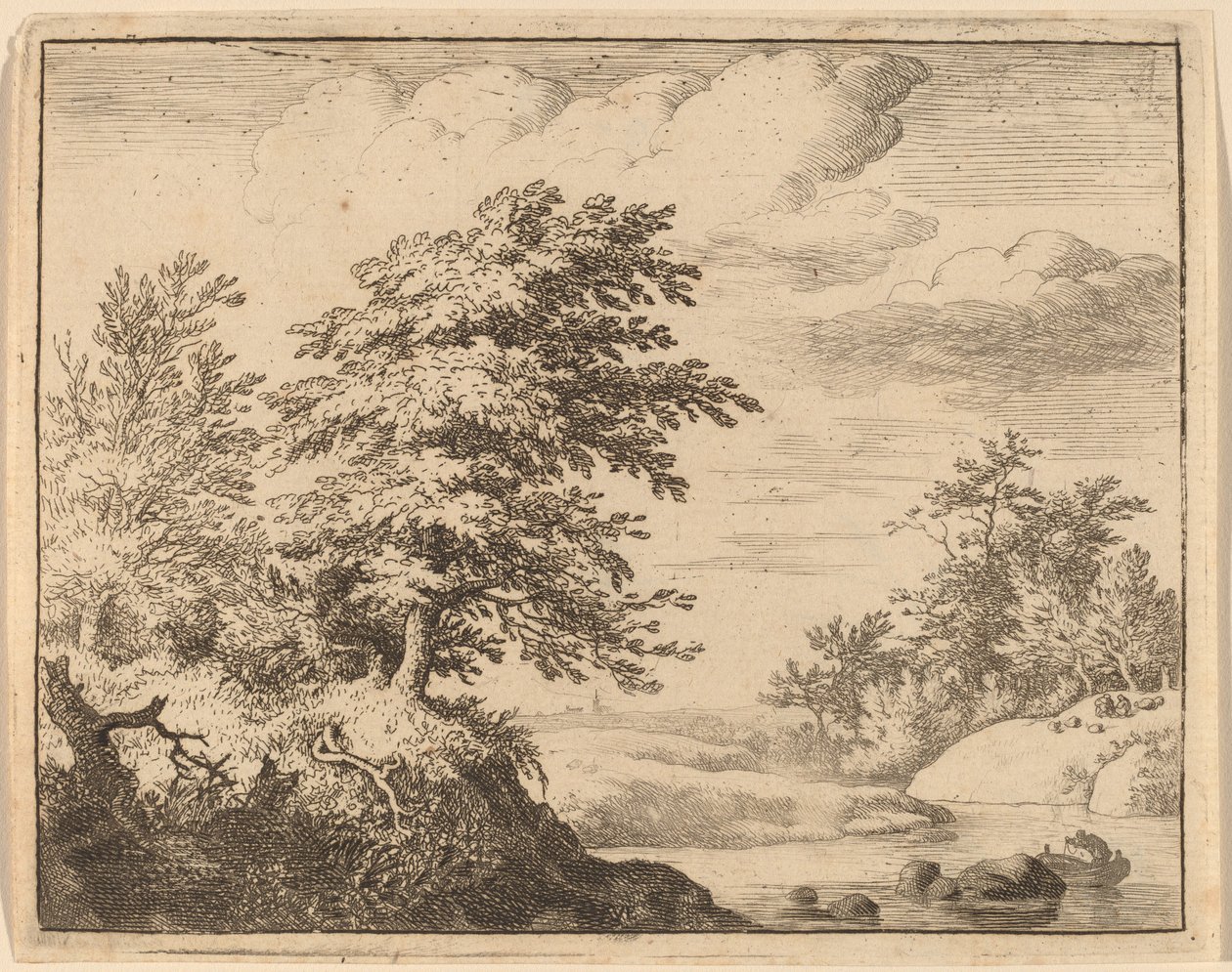 Winding River, pravděpodobně c. 16451656. od Allart van Everdingen