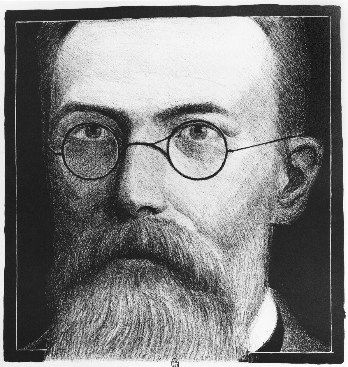 Portrét Nikolaje Andrejeviče Rimského-Korsakova (1844-1908) od Allen