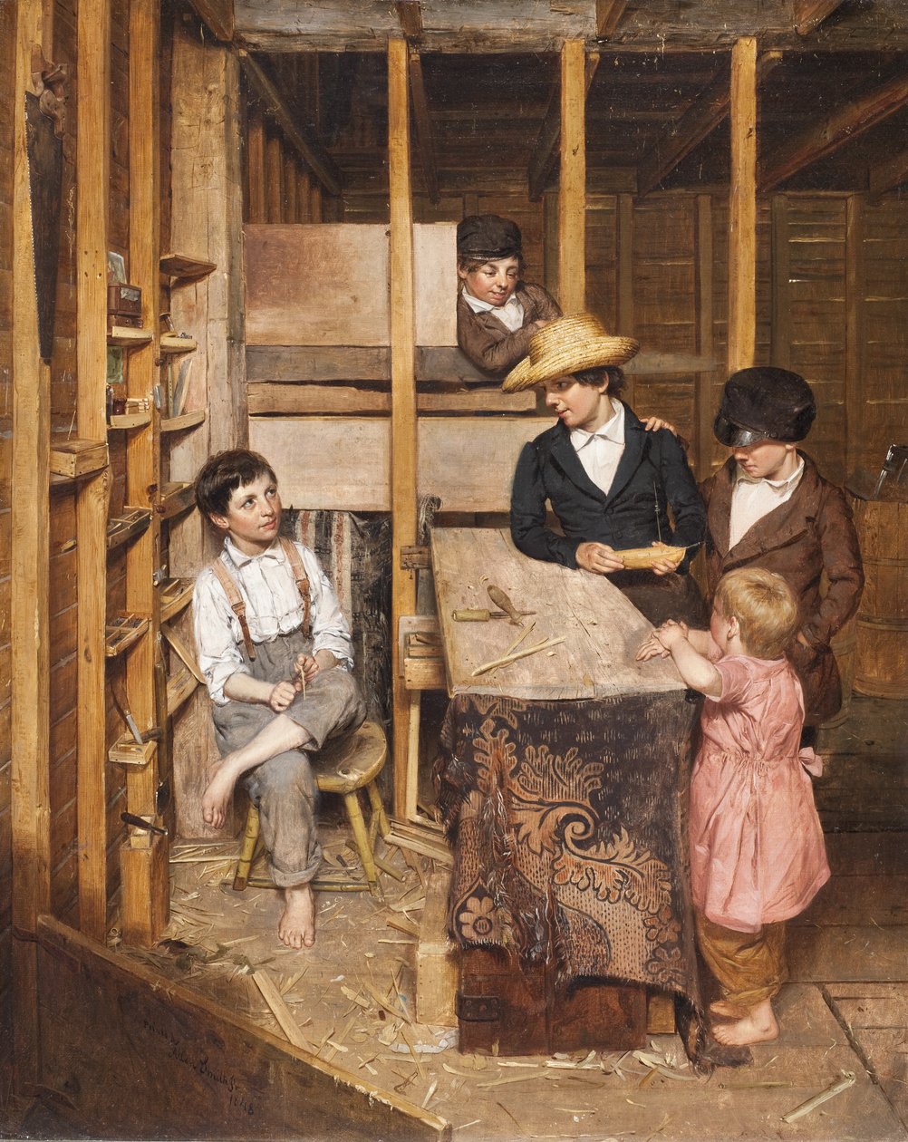 Mladý mechanik, 1848 od Allen Smith