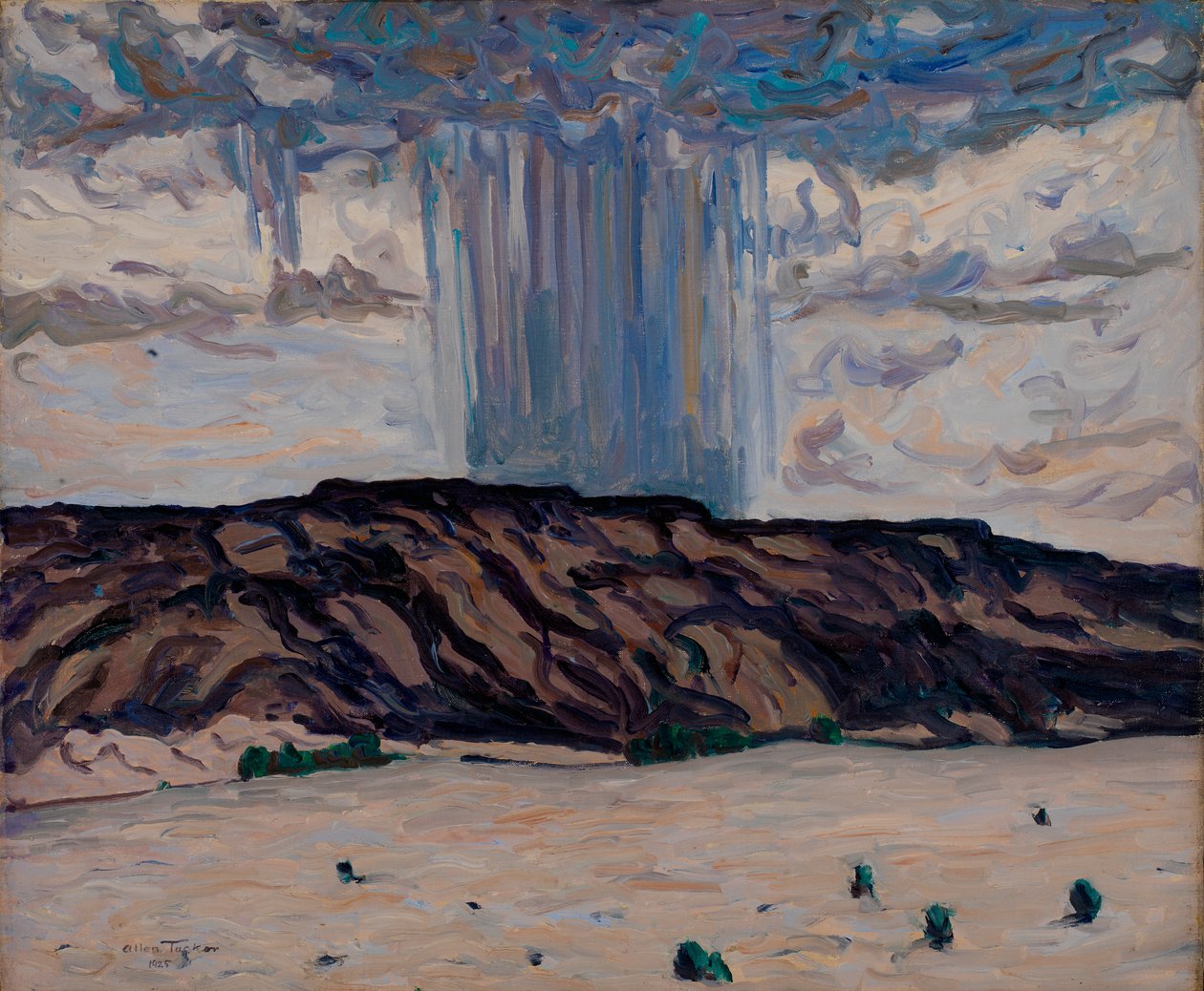Průtrž mračen v Black Mesa, Nové Mexiko, 1925. od Allen Tucker