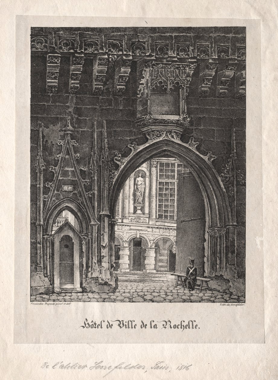 Radnice La Rochelle, Francie. od Alois Senefelder