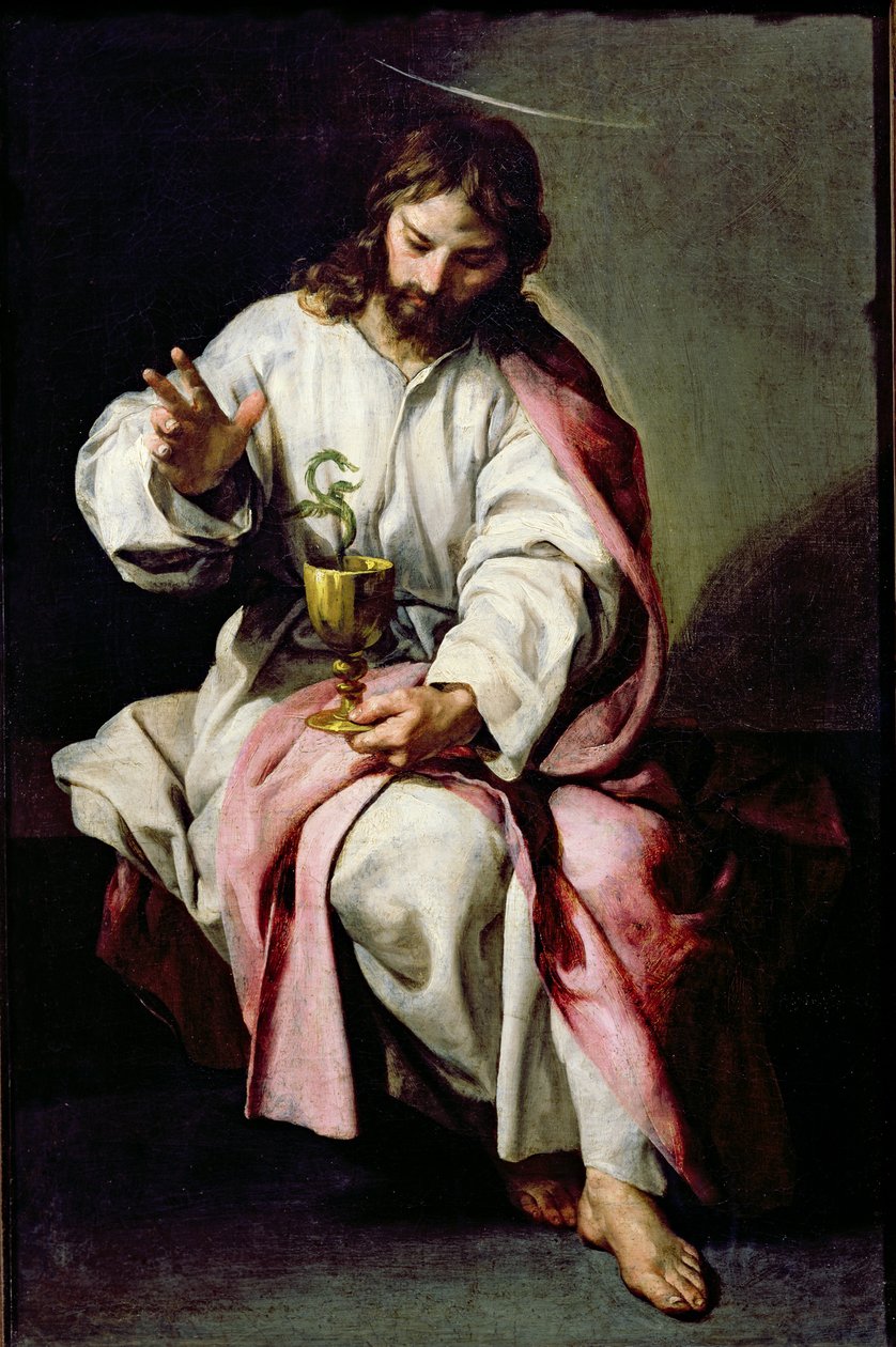 Svatý Jan Evangelista a otrávený pohár, 1636-38 od Alonso Cano