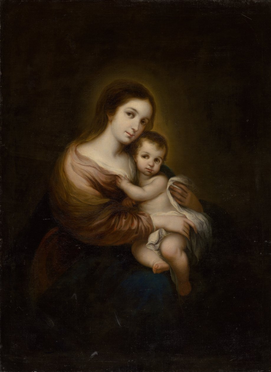 Madonna a dítě od Alonso Miguel de Tovar