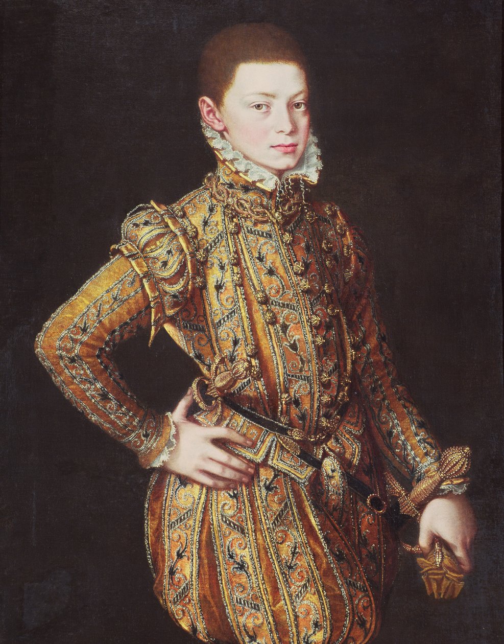 Don Jan Rakouský, asi 1560 od Alonso Sánchez Coello