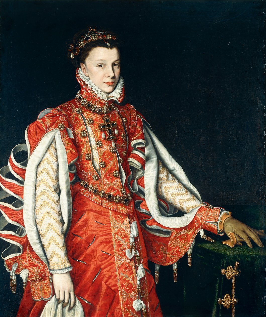 Alžběta z Valois od Alonso Sánchez Coello