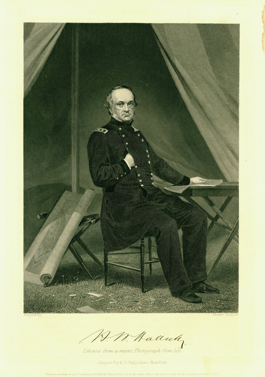 Gen. Henry W. Halleck od Alonzo Chappel