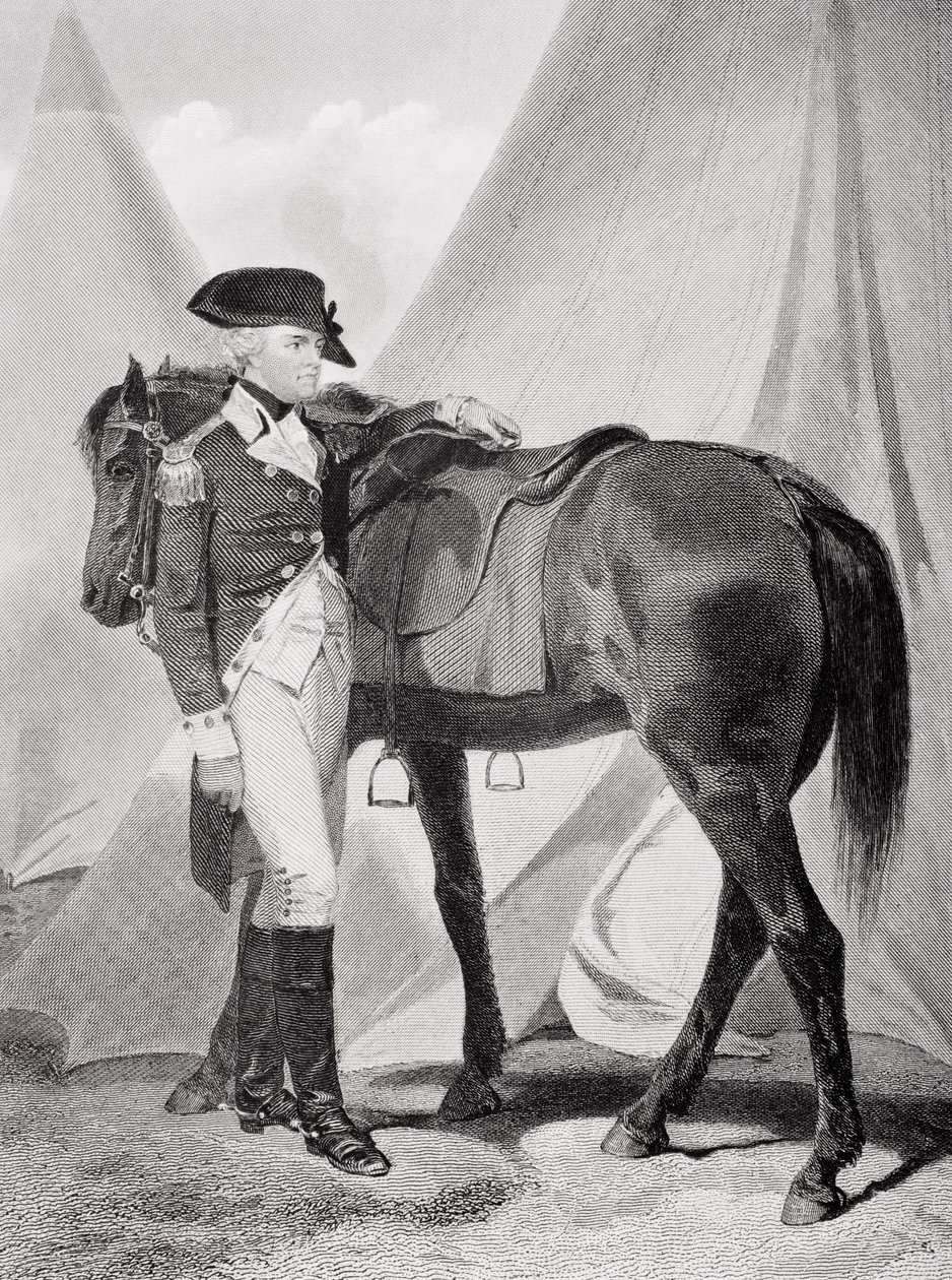Portrét Anthonyho Wayna (1745-96) od Alonzo Chappel