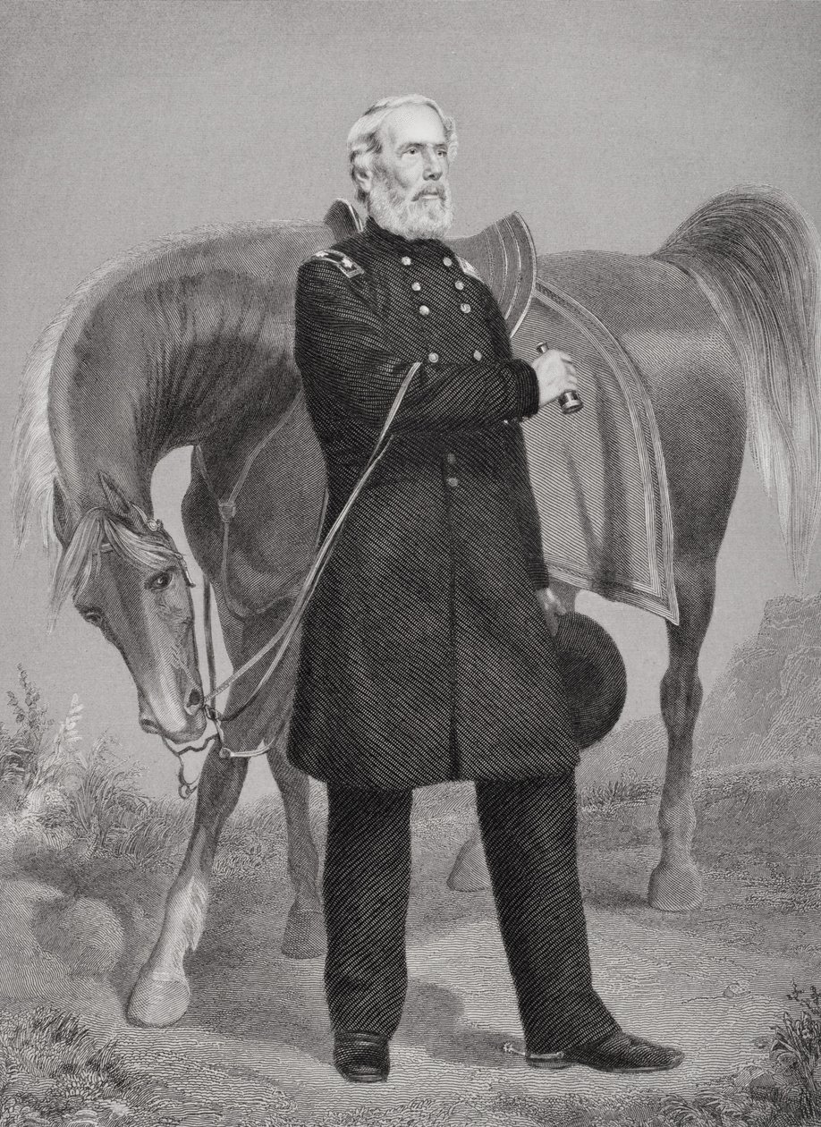 Portrét generála Edwina Vose Sumnera (1797-1863) od Alonzo Chappel