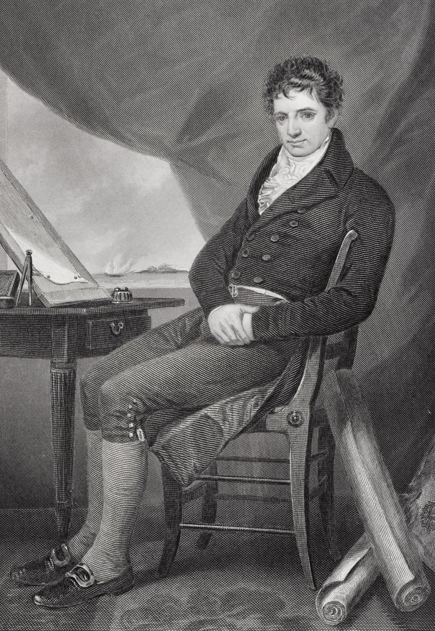 Portrét Roberta Fultona (1765-1815) od Alonzo Chappel