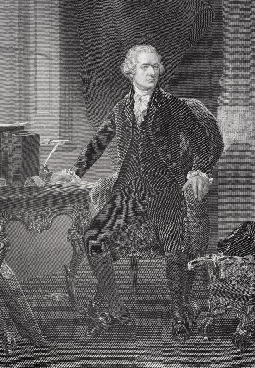 Portrét Alexandra Hamiltona (175557-1804) od Alonzo Chappel