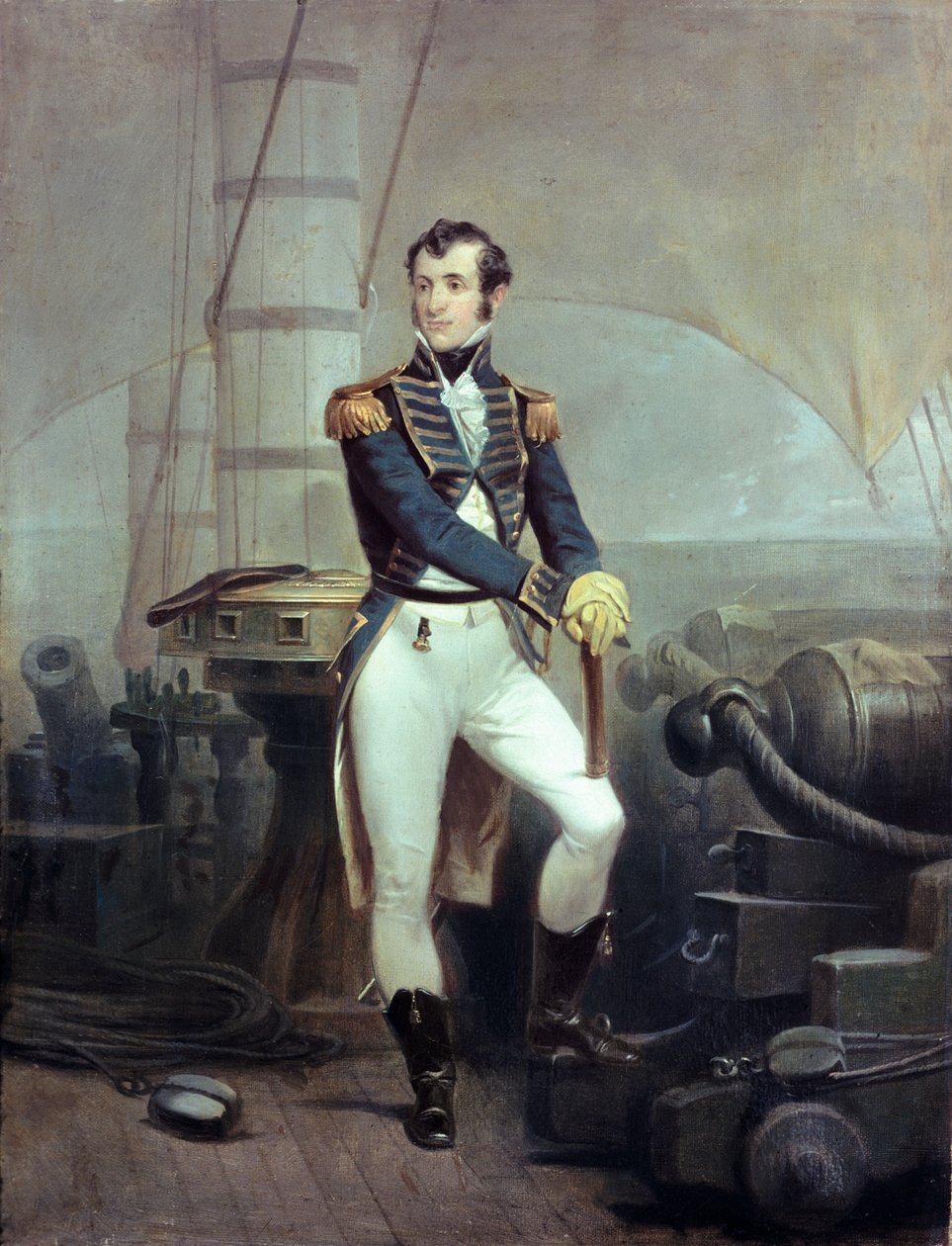 Portrét Stephena Decatura, 1863 od Alonzo Chappel