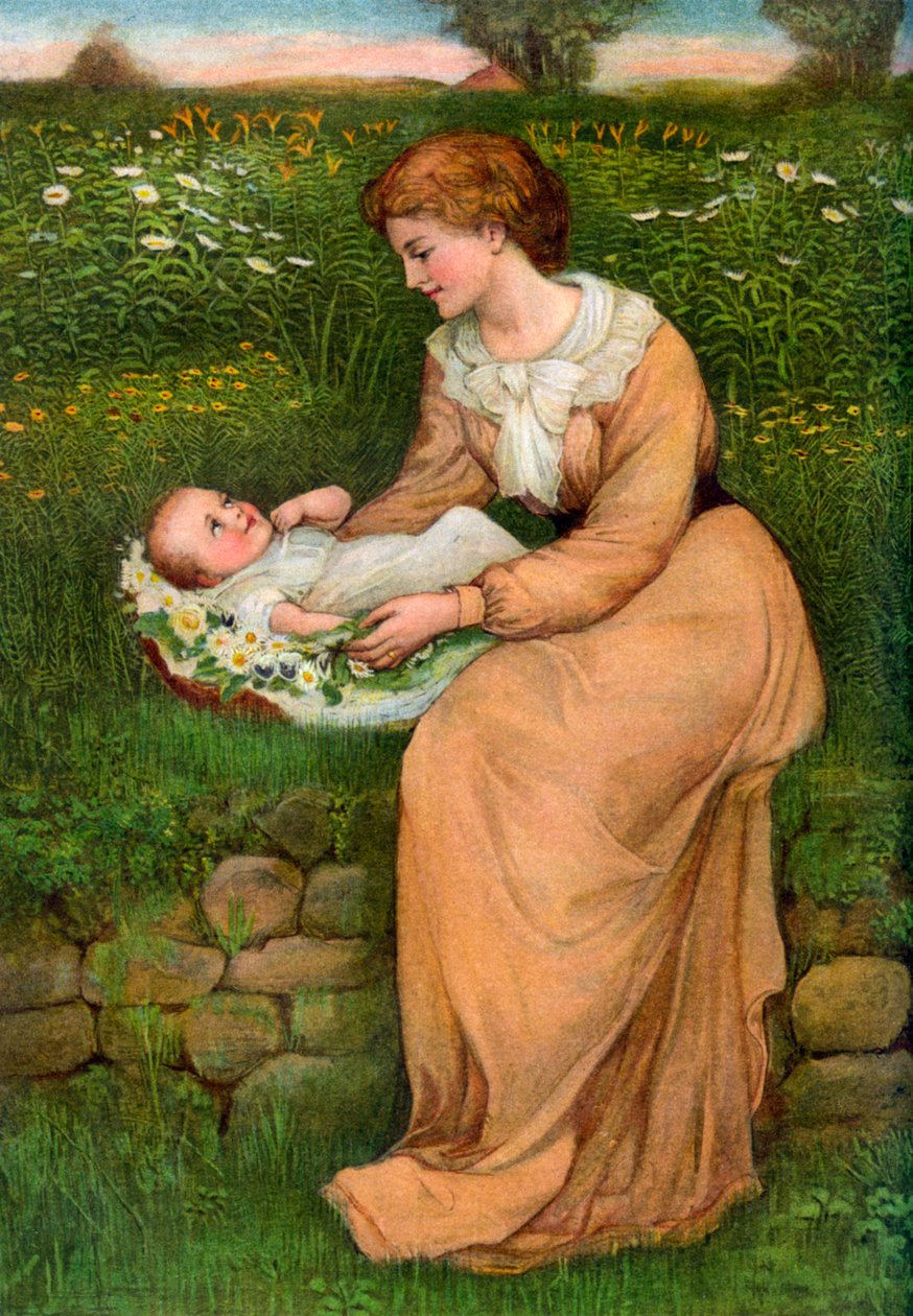 "Postýlka sedmikrásek", 1905. od Alphage Brewer