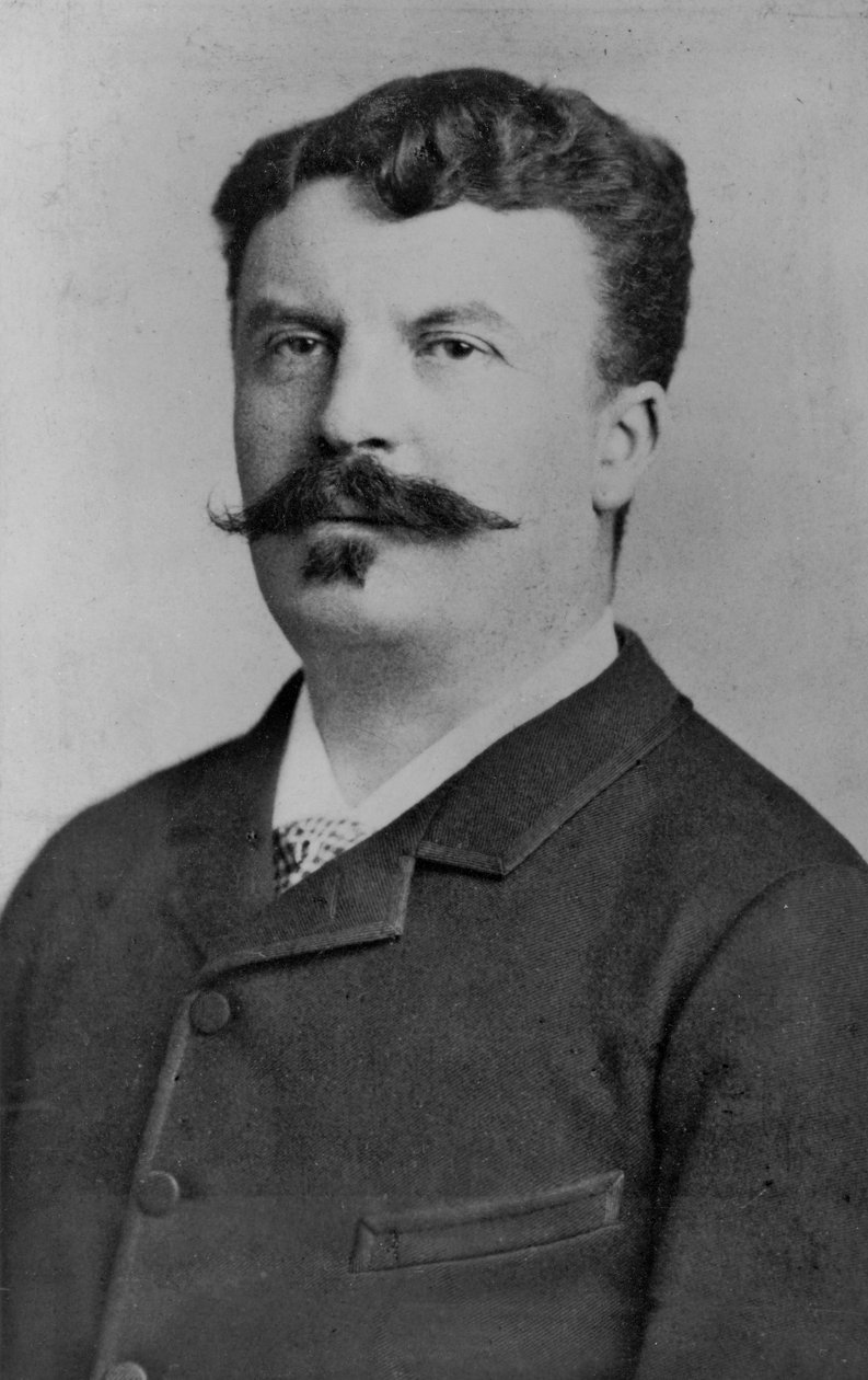 Portrét Guy de Maupassant od Alphonse Liebert