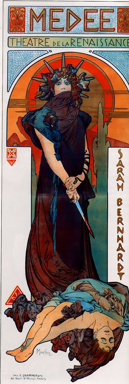 MedeanFrancais: Medeen od Alphonse Mucha
