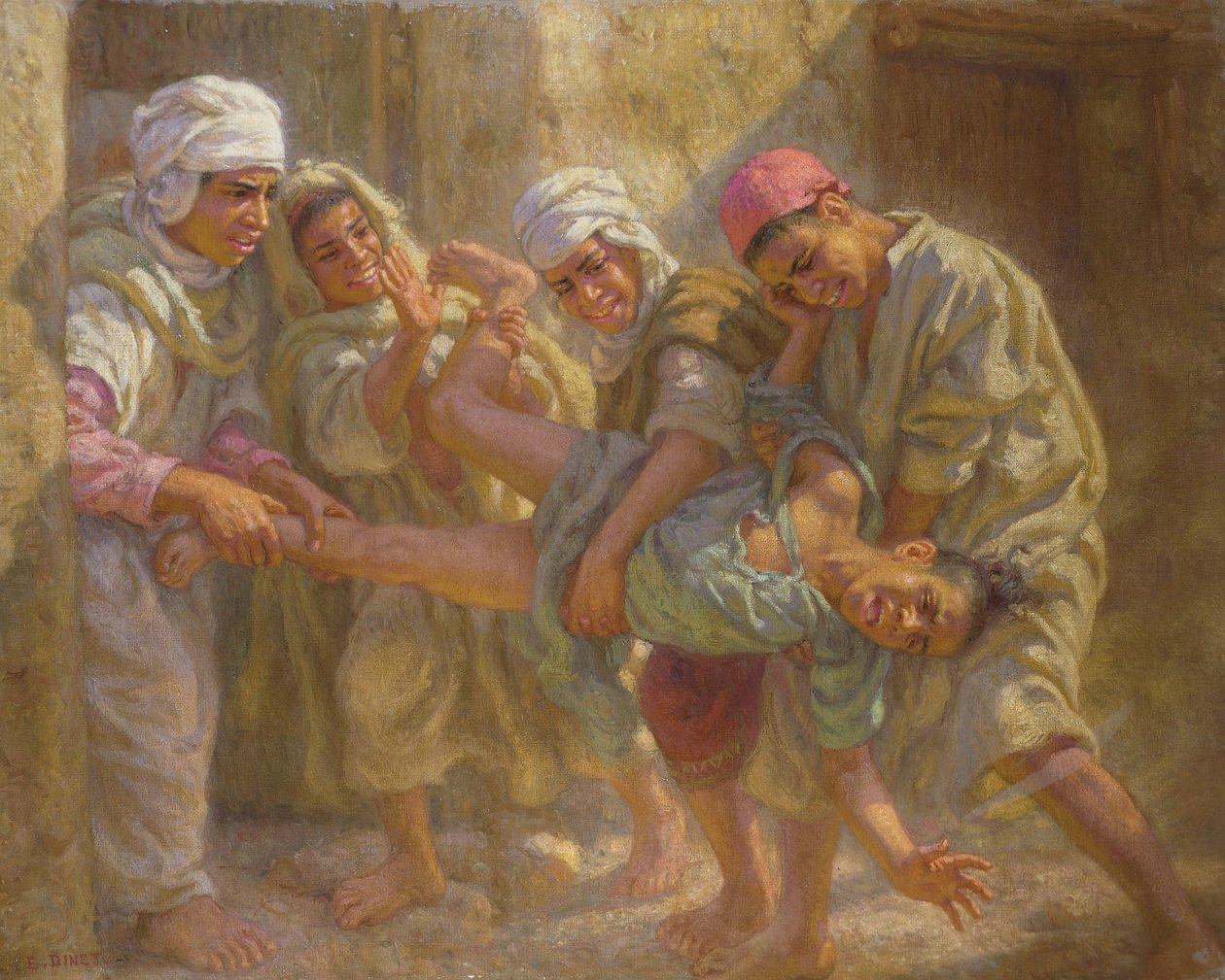 Odchod z koránské školy od Alphonse Etienne Dinet