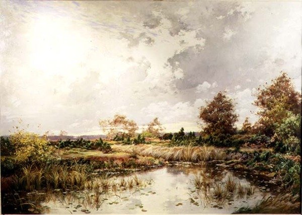Jezero od Alphonse Henri Mazard