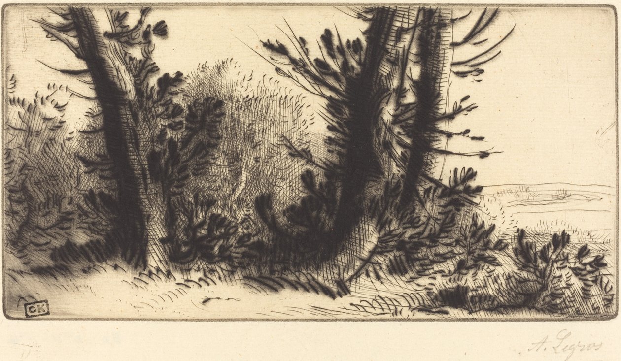 Napříč zemí (A travers šampion) od Alphonse Legros