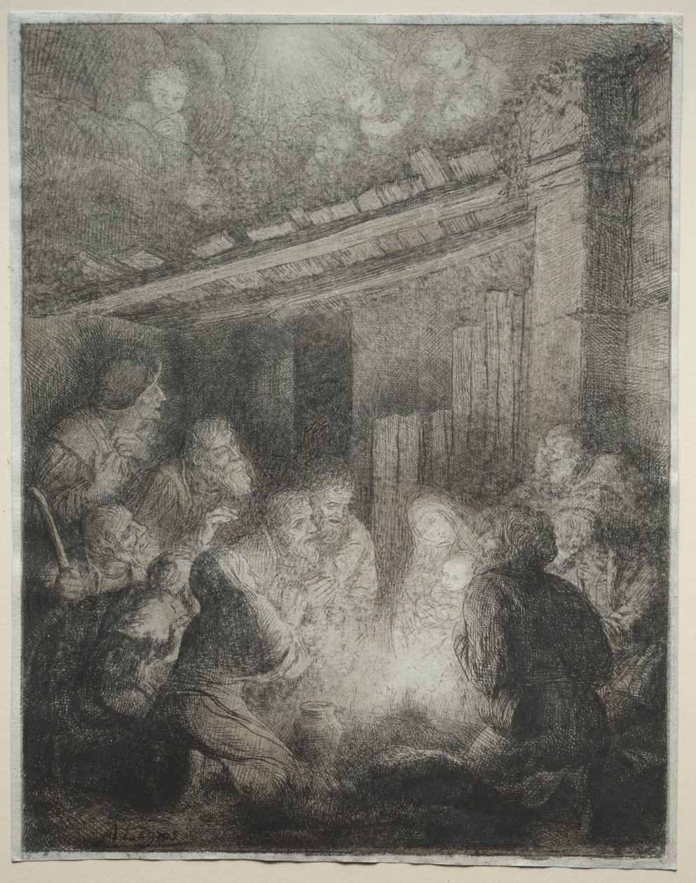 Klanění pastýřů od Alphonse Legros