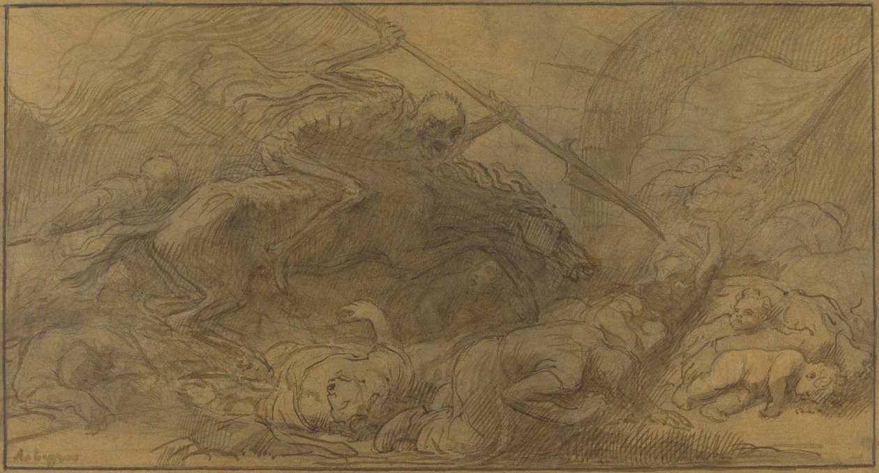 Po bitvě. od Alphonse Legros