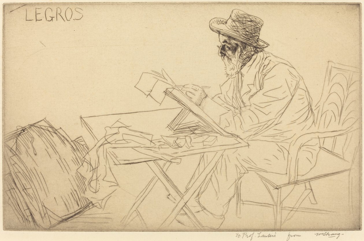 skicování Alphonse Legrose. od Alphonse Legros