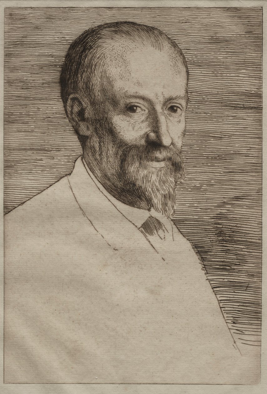 Auguste Poulet-Malassis. od Alphonse Legros
