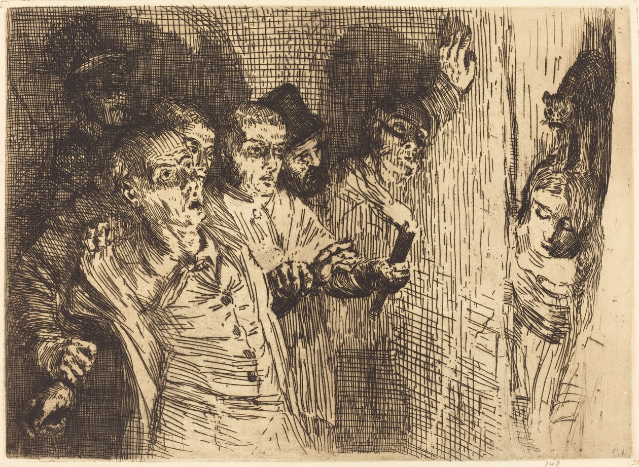 Černá kočka Černá kočka. od Alphonse Legros