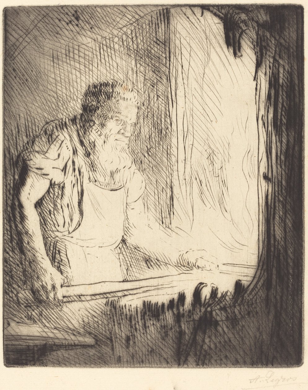 Kovář (Le forgeron) od Alphonse Legros
