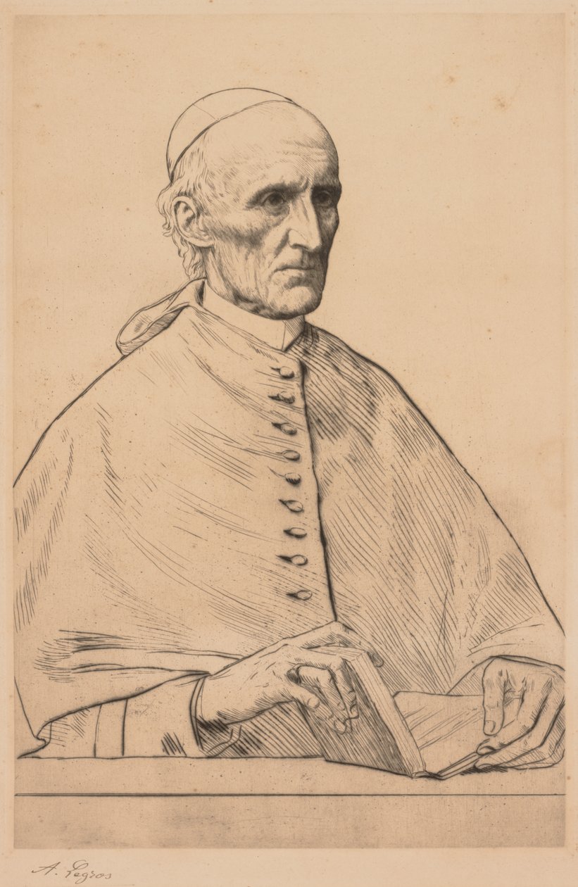 Kardinál Manning od Alphonse Legros