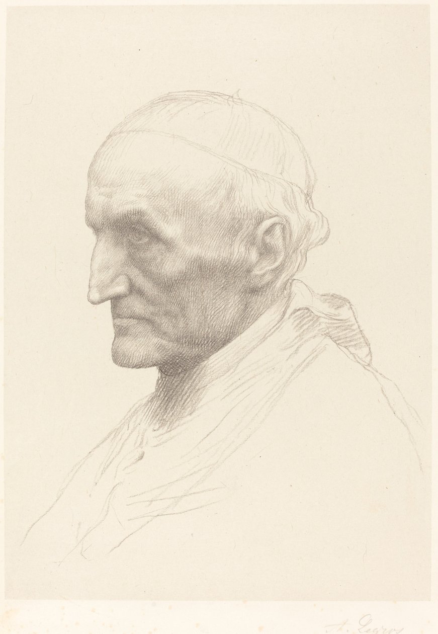 Kardinál Manning, 2. deska. od Alphonse Legros