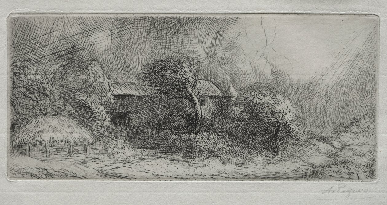 Chailli: bouřkový efekt od Alphonse Legros