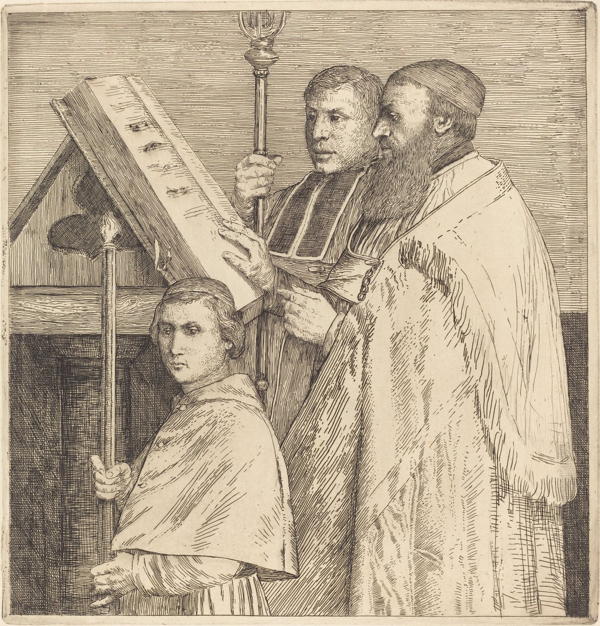 Choristé, 2. deska Le lutrin. od Alphonse Legros
