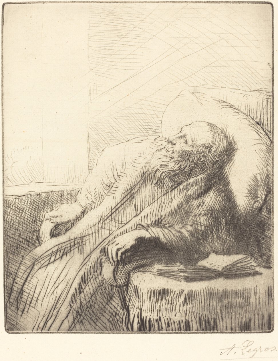 Rekonvalescent Le rekonvalescent. od Alphonse Legros