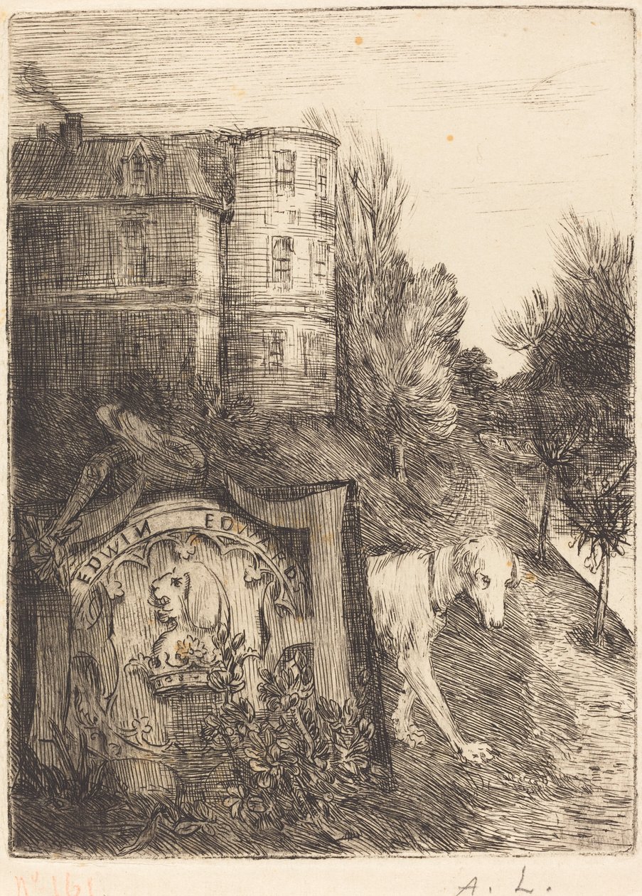 Bývalý Libris Edwin Edwards od Alphonse Legros