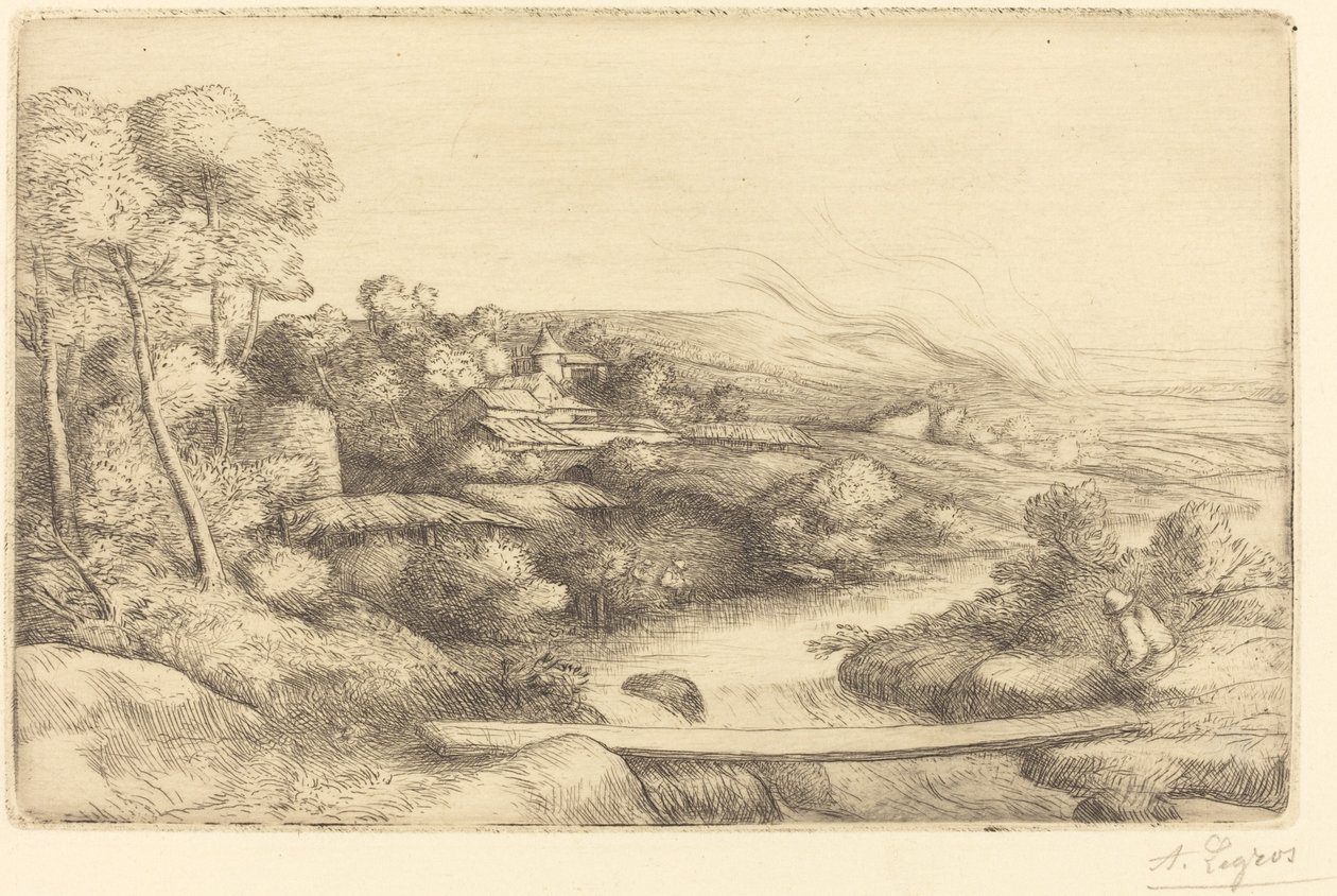 Lávka Lávka pro pěší. od Alphonse Legros