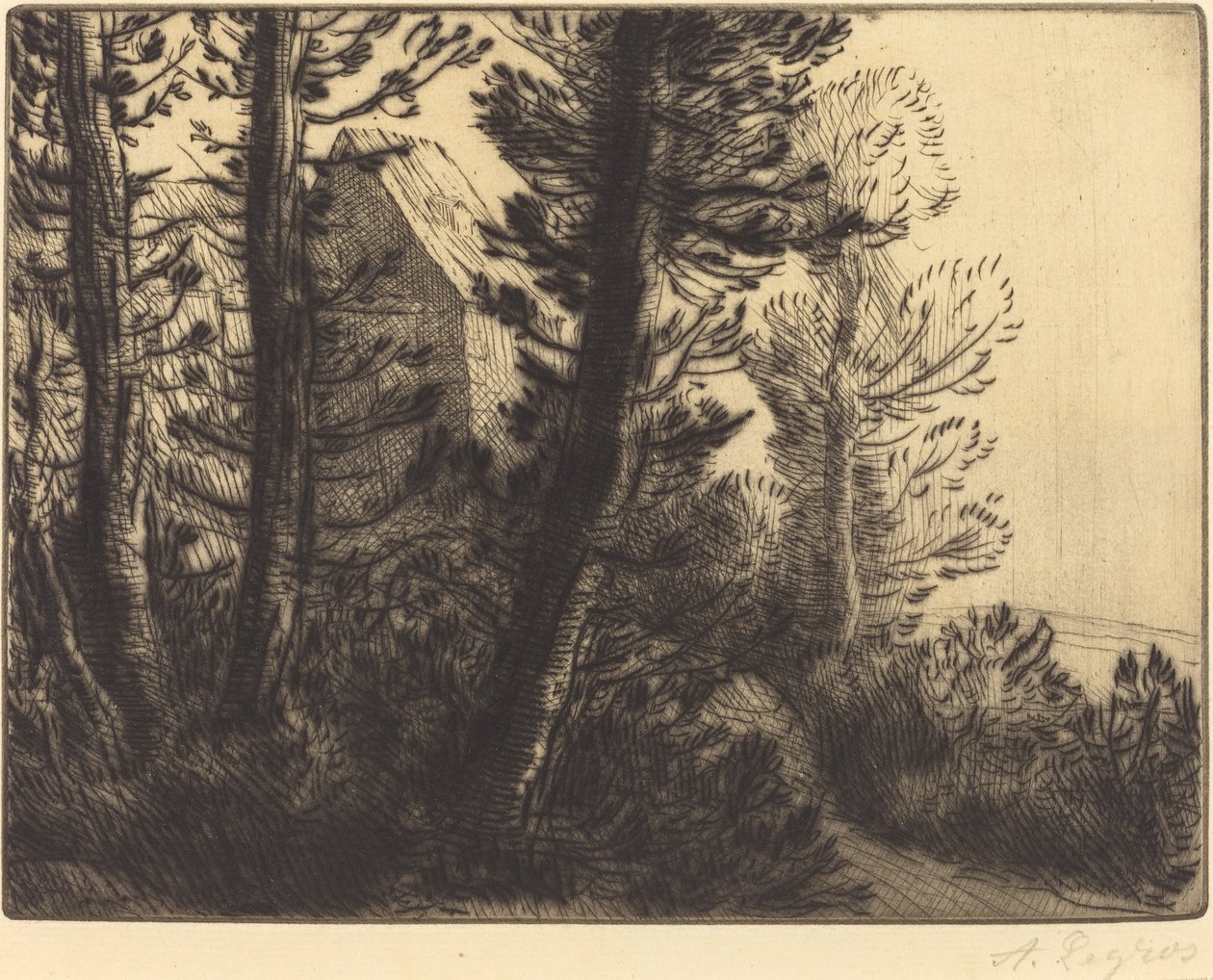Strážnice od Alphonse Legros