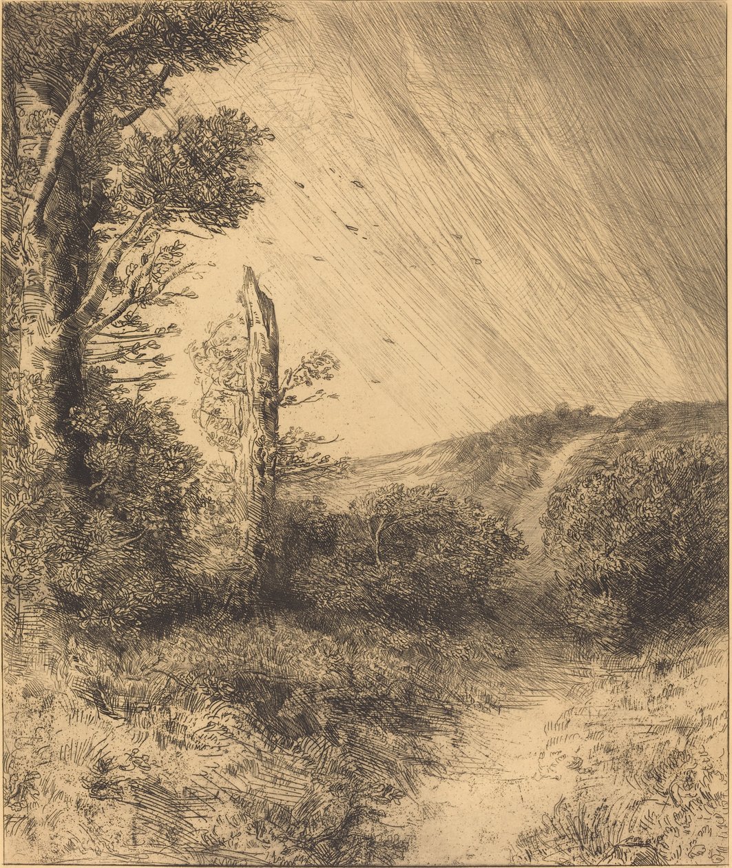Poryv větru Poryv větru. od Alphonse Legros