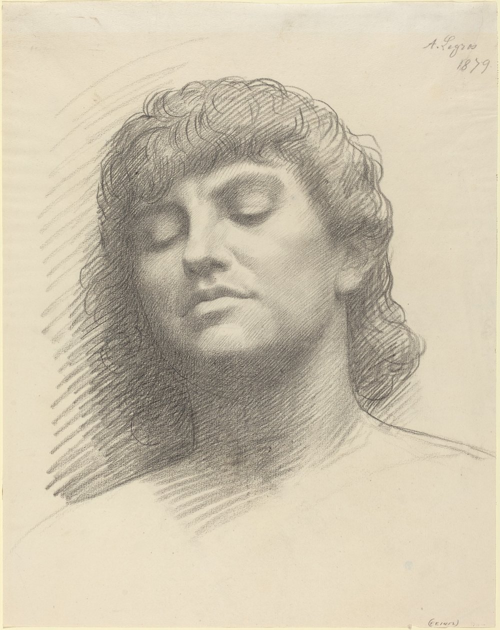 Hlava, 1879. od Alphonse Legros