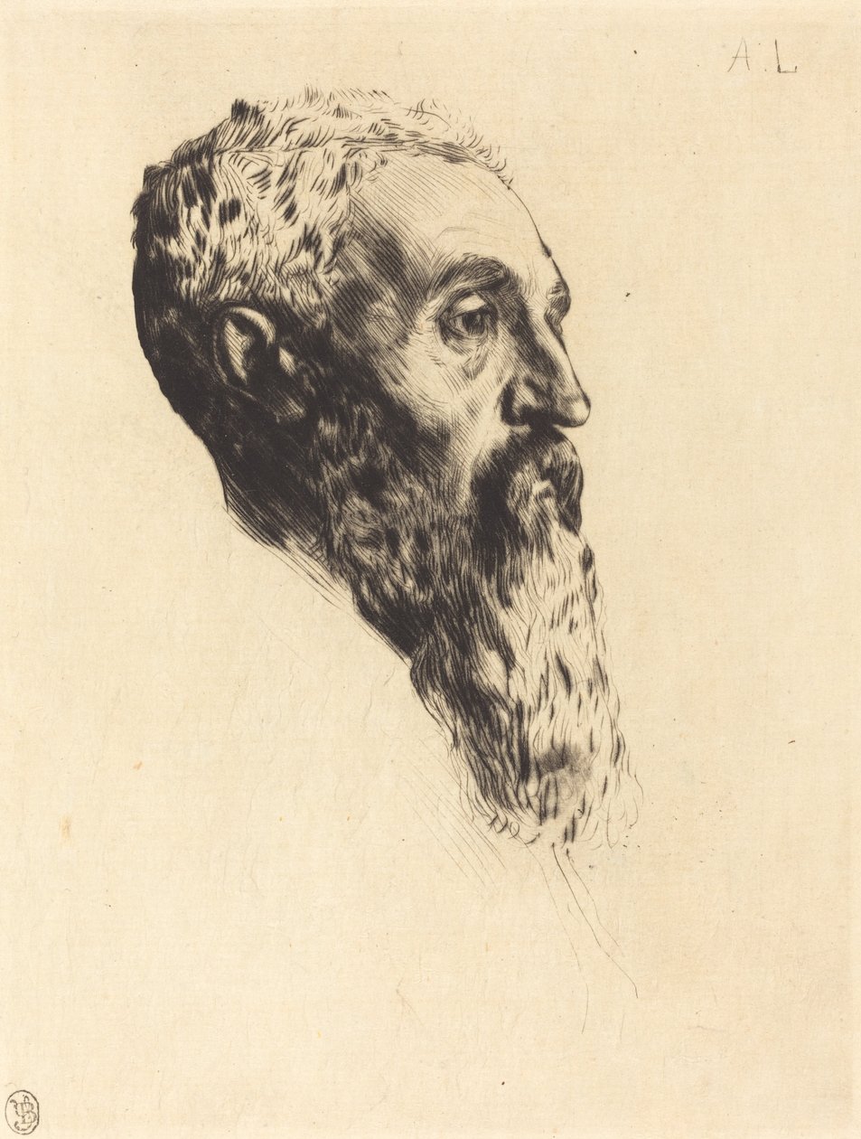 Vedoucí modelky Vedoucí modelek. od Alphonse Legros
