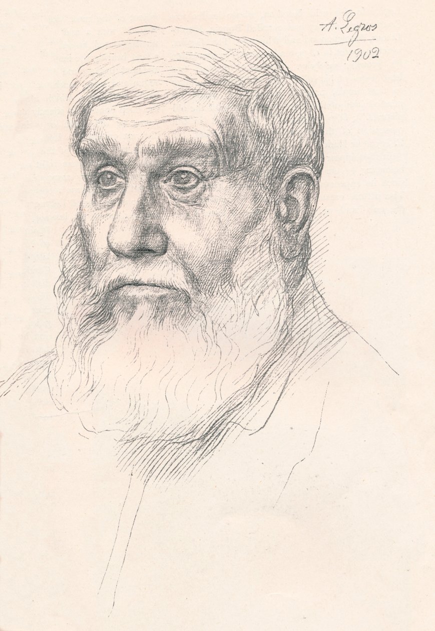 Hlava rolníka, 1902, 1903 od Alphonse Legros