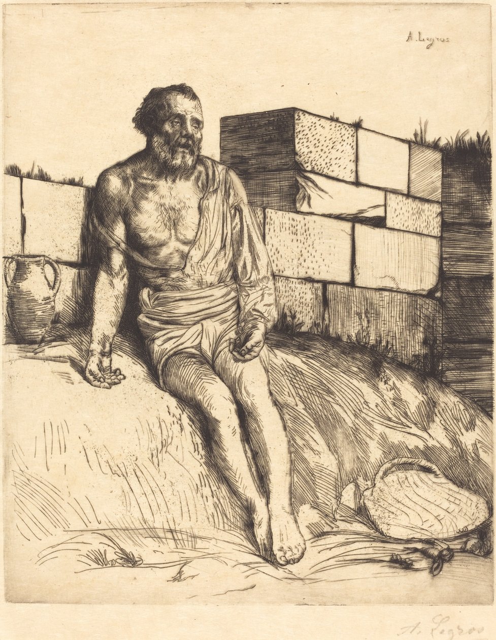 Práce, 1. deska od Alphonse Legros
