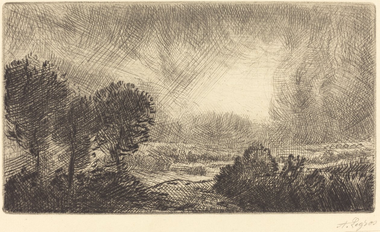 Krajina s bouří (Paysage d