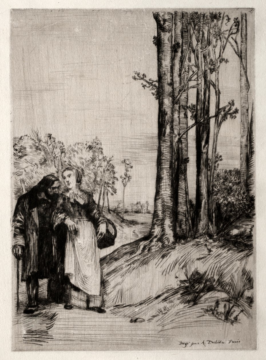 Procházka rekonvalescenta od Alphonse Legros