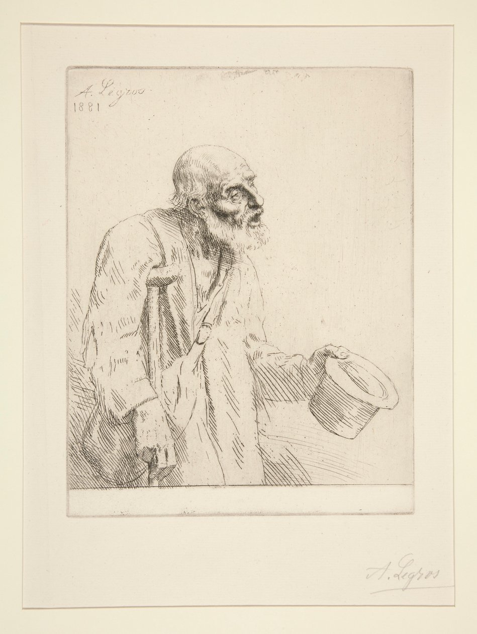 Žebrák (Žebrák) od Alphonse Legros