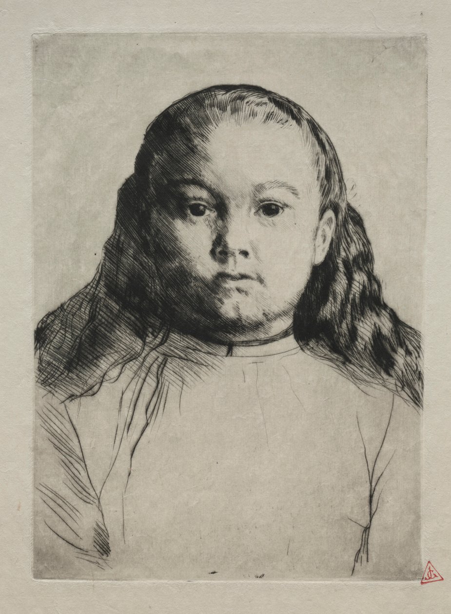 Malá Marie. od Alphonse Legros