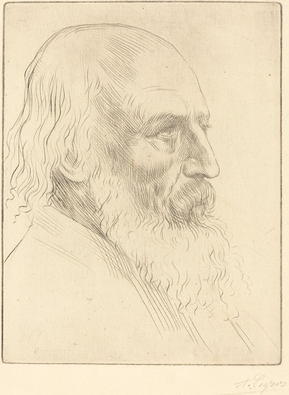 Lord A. Tennyson, 3. deska. od Alphonse Legros