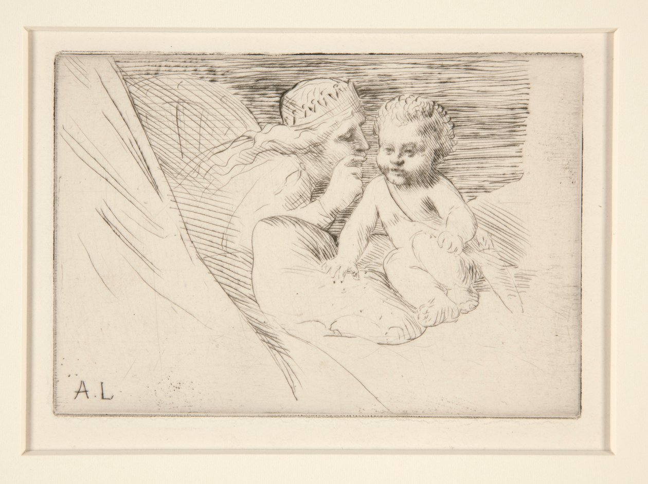 Mab et Cupidon (Mab a Cupid) od Alphonse Legros