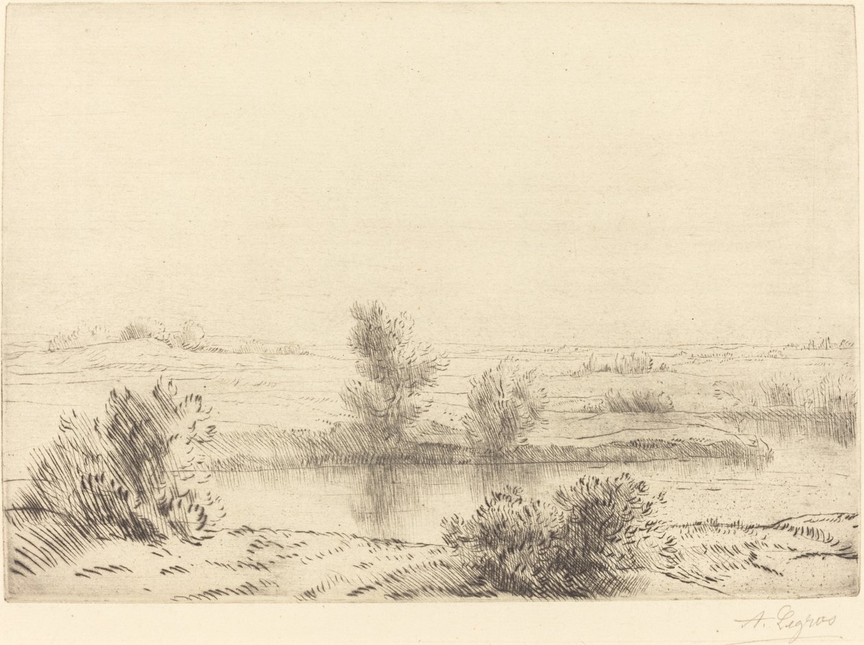 Bažinaté bažiny. od Alphonse Legros