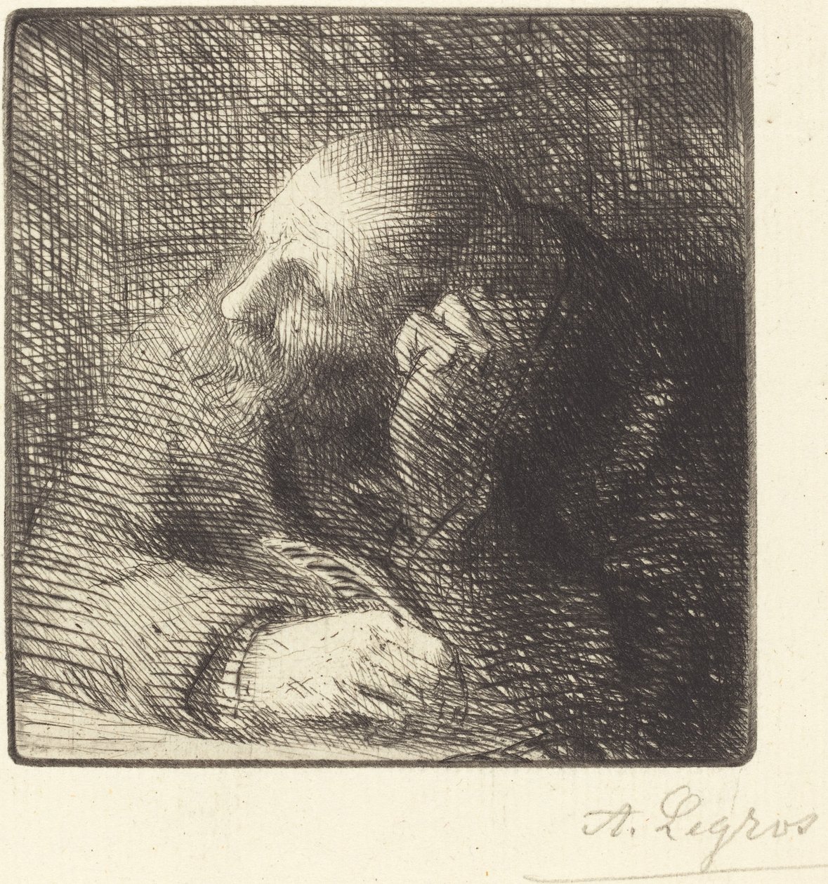 Meditace (La meditace) od Alphonse Legros
